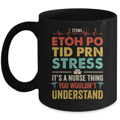 Vintage Funny Saying Nursing Registered Nurse ER Nurses Week Mug | siriusteestore