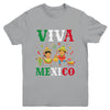 Viva Mexico Boy Girl Maracas Guitar Mexican Independence Kid Youth Shirt | siriusteestore