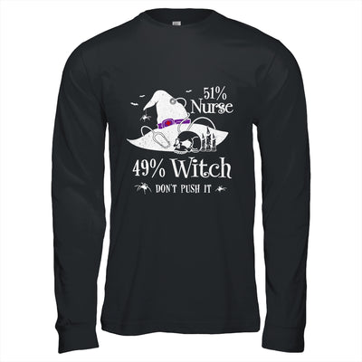 51 Nurse 49 Witch Funny Halloween Nurse Shirt & Hoodie | siriusteestore