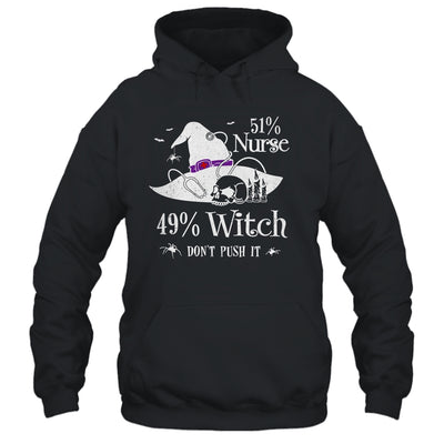 51 Nurse 49 Witch Funny Halloween Nurse Shirt & Hoodie | siriusteestore