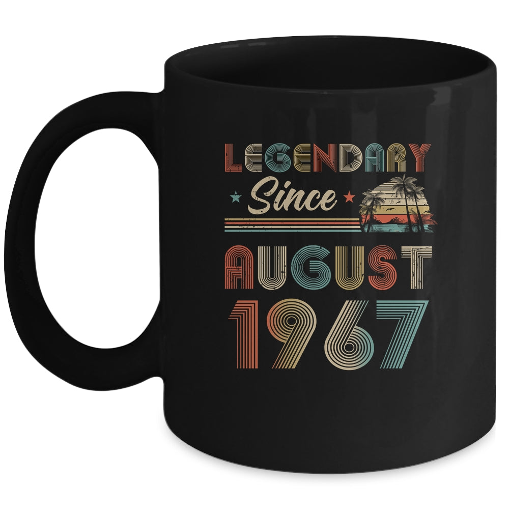 55th Birthday 55 Years Old Legendary Since August 1967 Mug | siriusteestore