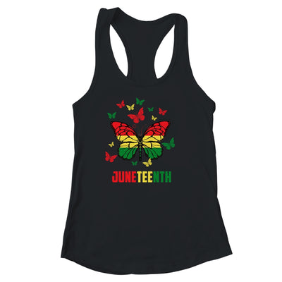 African American Freedom Black Pride Juneteenth Butterfly Shirt & Tank Top | siriusteestore