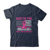 Back The Pink Ribbon American Flag Breast Cancer Awareness Shirt & Hoodie | siriusteestore
