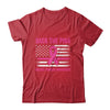 Back The Pink Ribbon American Flag Breast Cancer Awareness Shirt & Hoodie | siriusteestore