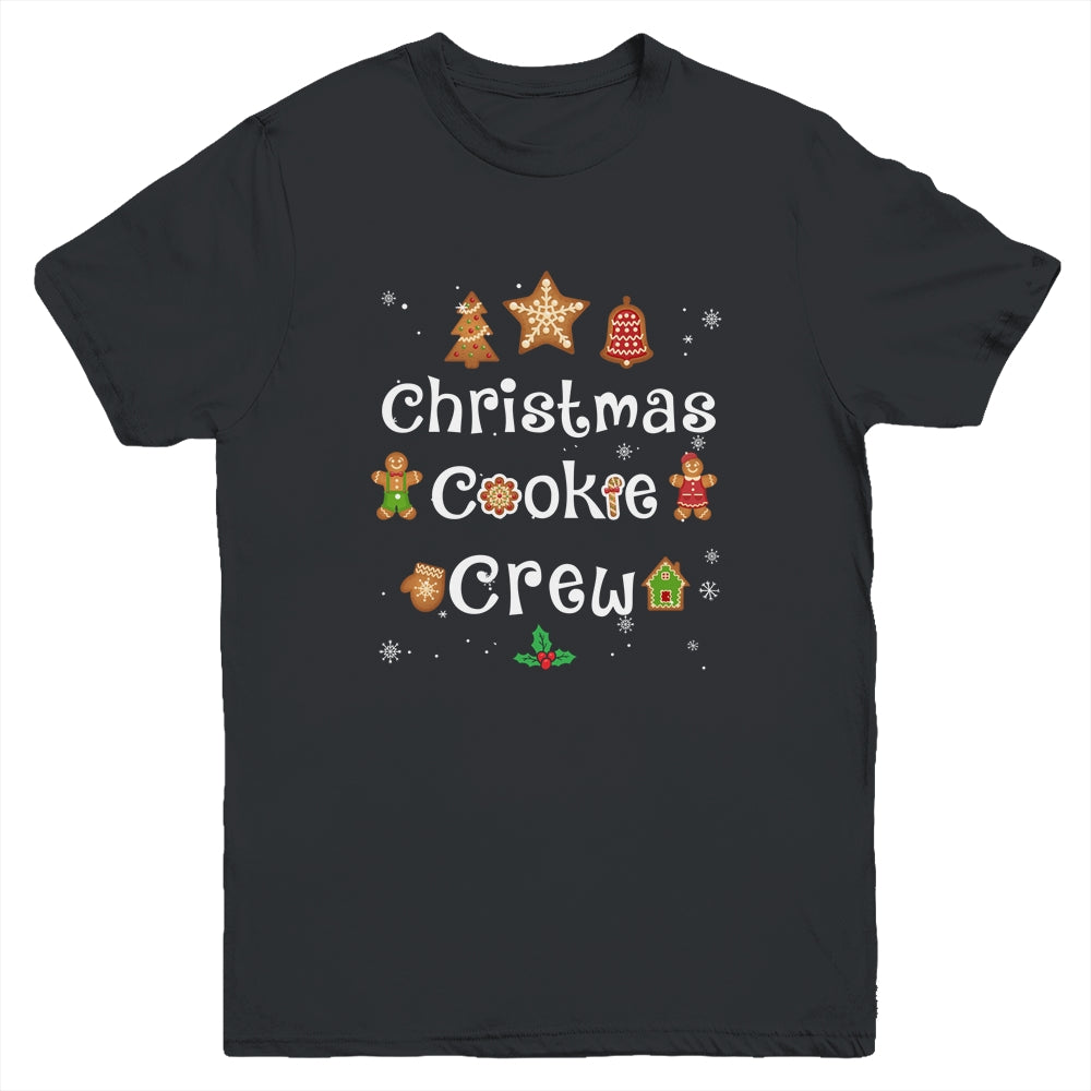 Bakers Christmas Cookie Crew Family Baking Team Holiday Cute Youth Shirt | siriusteestore