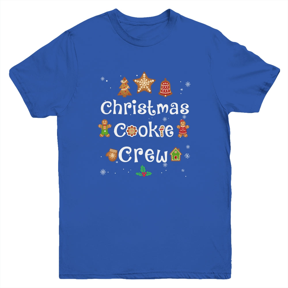 Bakers Christmas Cookie Crew Family Baking Team Holiday Cute Youth Shirt | siriusteestore