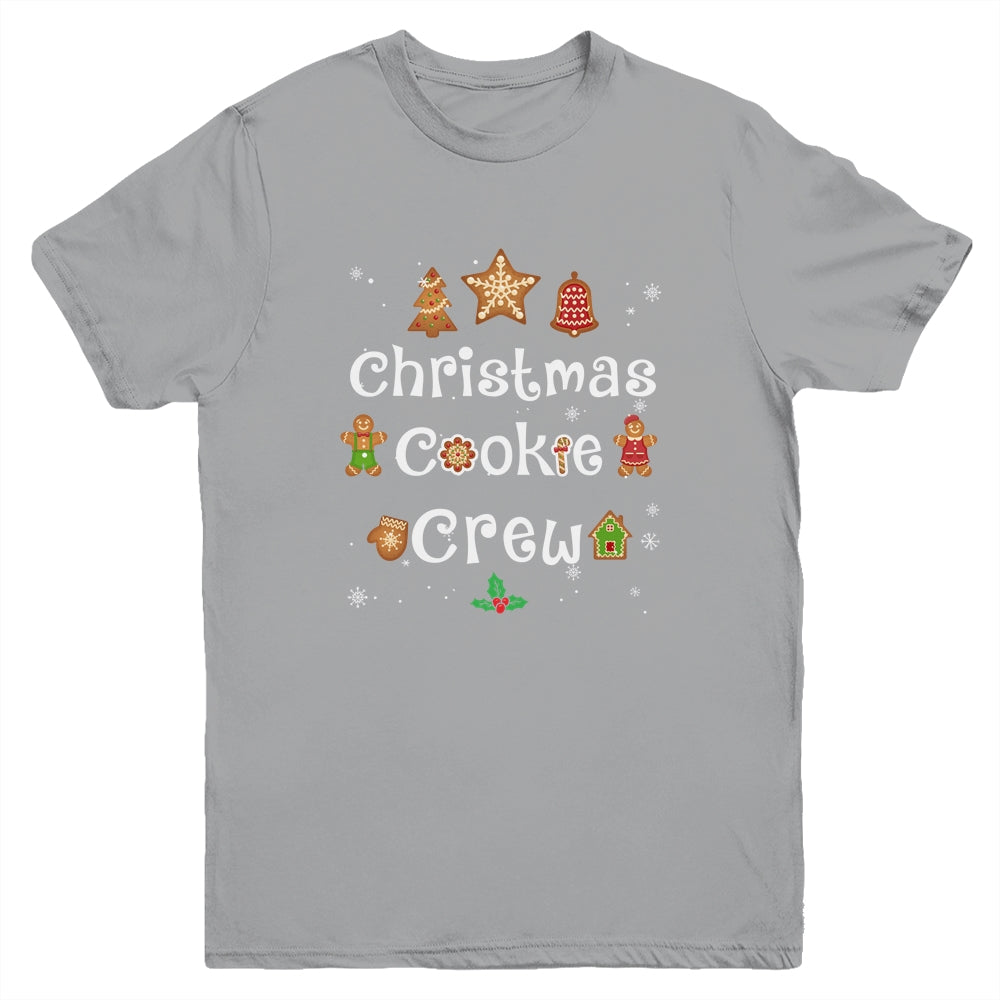Bakers Christmas Cookie Crew Family Baking Team Holiday Cute Youth Shirt | siriusteestore