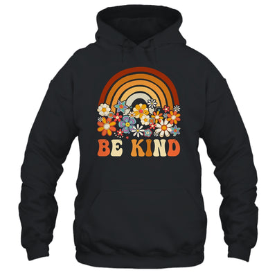 Be Kind Rainbow Choose Kindness Anti Bullying Groovy Organe Shirt & Hoodie | siriusteestore