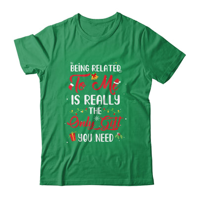 Being Related To Me Cute Christmas Family Xmas Pajama Couple Shirt & Sweatshirt | siriusteestore