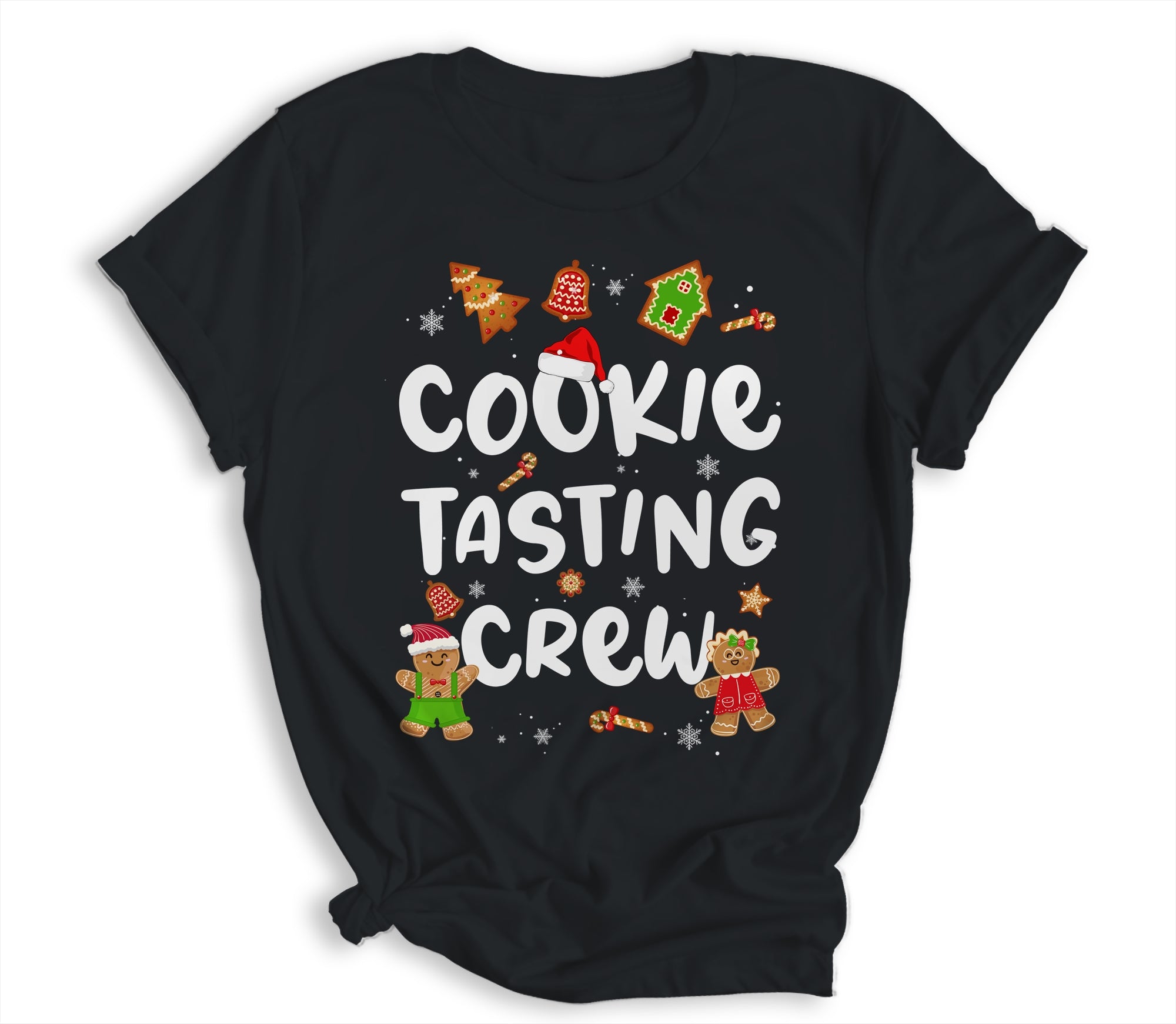 Christmas Cookie Tasting Crew Funny Pajamas Family Xmas Shirt & Sweatshirt | siriusteestore