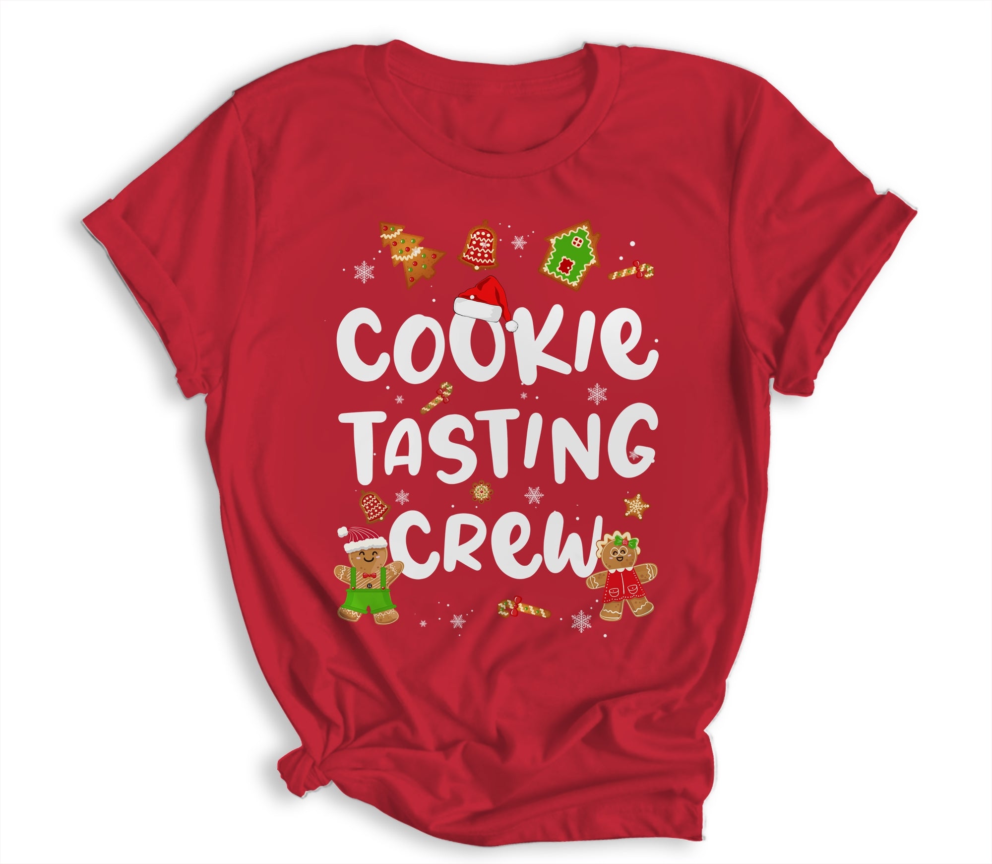Christmas Cookie Tasting Crew Funny Pajamas Family Xmas Shirt & Sweatshirt | siriusteestore