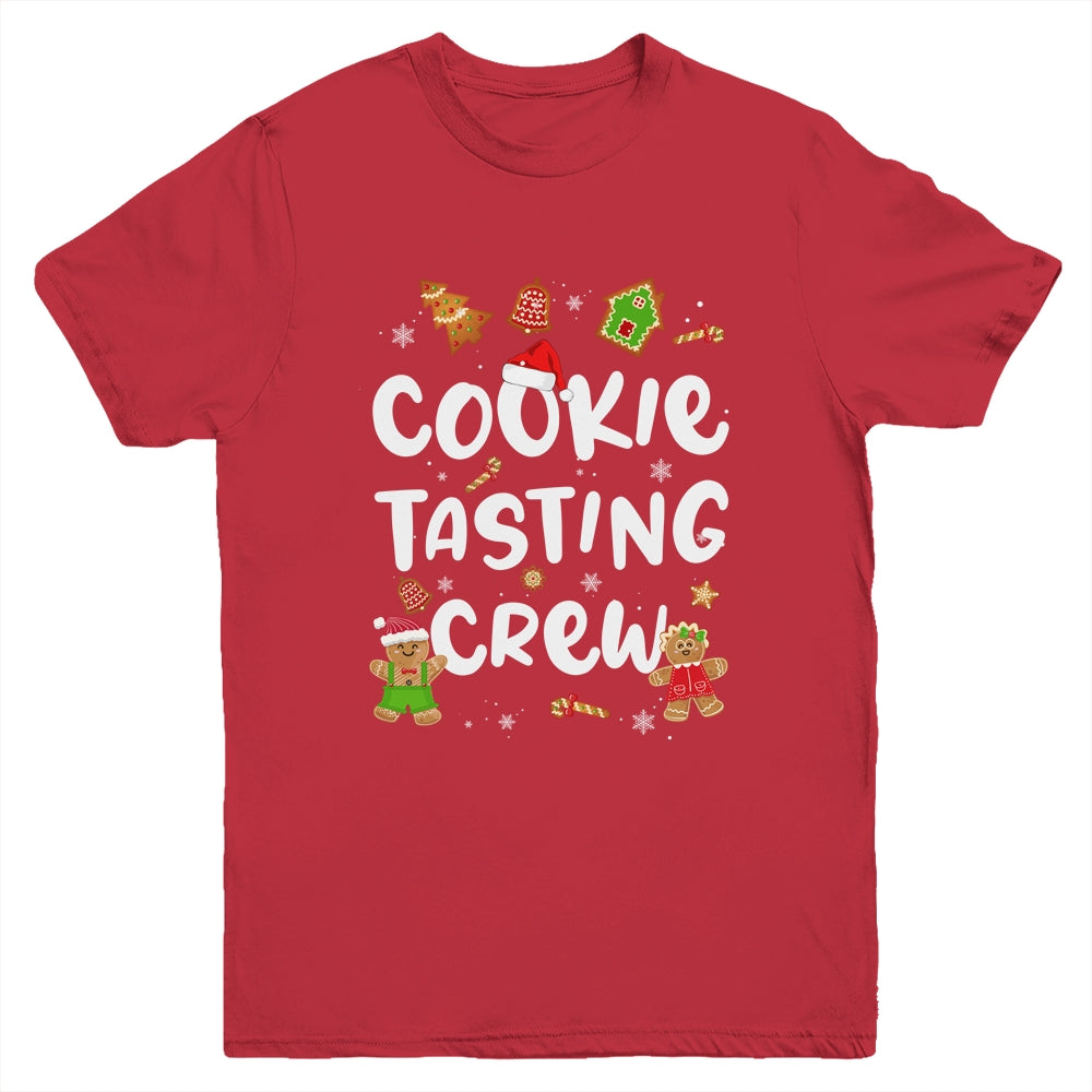 Christmas Cookie Tasting Crew Funny Pajamas Family Xmas Youth Shirt | siriusteestore
