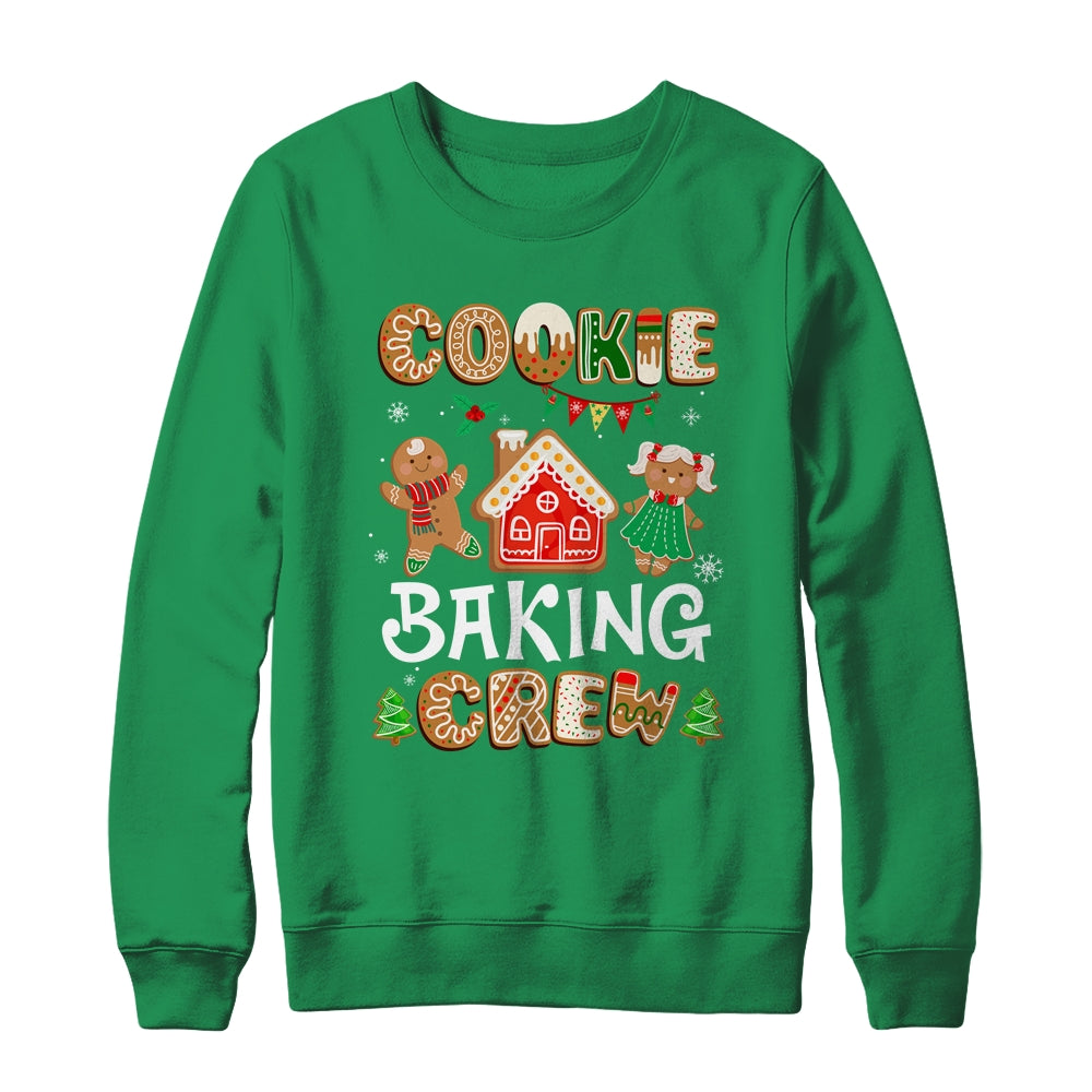 Cookie Baking Crew Christmas Funny Gingerbread Baking Shirt & Sweatshirt | siriusteestore