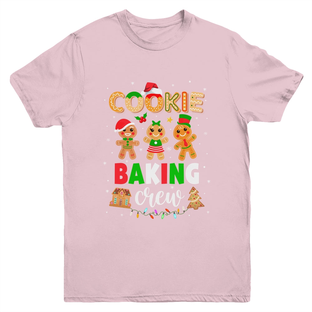 Cookie Baking Crew Christmas Gingerbread Santa Family Group Youth Shirt | siriusteestore