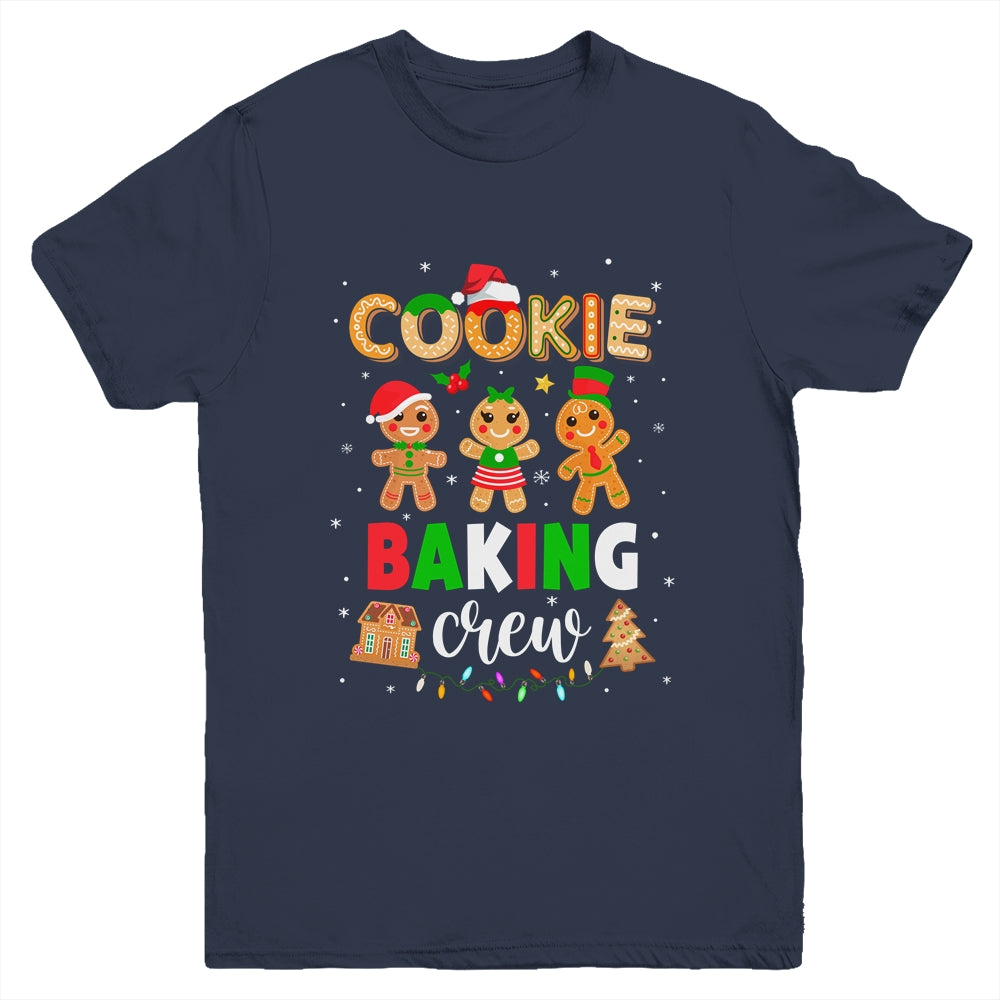 Cookie Baking Crew Christmas Gingerbread Santa Family Group Youth Shirt | siriusteestore