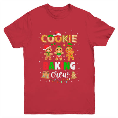 Cookie Baking Crew Christmas Gingerbread Santa Family Group Youth Shirt | siriusteestore