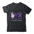 Cystic Fibrosis Awareness Peace Love Cure Leopard Shirt & Hoodie | siriusteestore