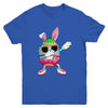 Dabbing Easter Egg For Boys Girls Kids Happy Easter Bunny Youth Shirt | siriusteestore