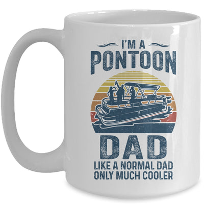 Dad Pontoon Captain Funny Boating Boat Lake Fathers Day Mug | siriusteestore