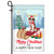 Dog Saint Bernard Christmas Flag Merry Christmas and Happy New Year Welcome Gift for Dog Lovers | siriusteestore