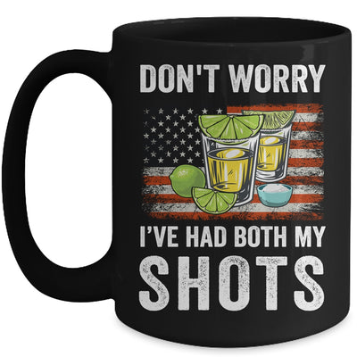 Don't Worry I've Had Both My Shots Funny Two Shots Tequila Mug | siriusteestore