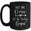 First Time Oma Let the Spoiling Begin New 1st Time Mug | siriusteestore