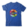 Free Mom Hugs Gay Pride LGBT Sunflower Rainbow Flower Shirt & Tank Top | Siriustee.com