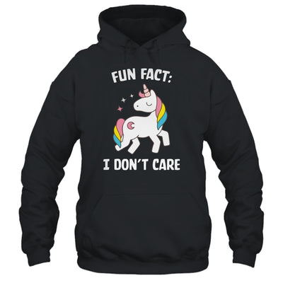 Fun Fact I Dont Care Funny Unicorn Saying Shirt & Tank Top | siriusteestore