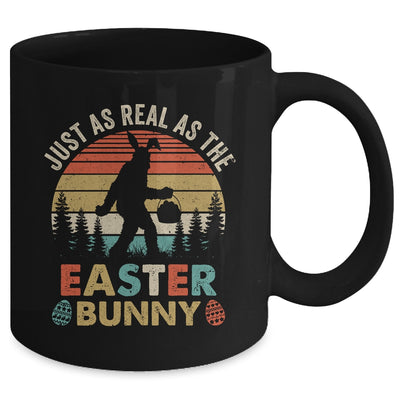 Funny Easter Bigfoot As Real As The Easter Bunny For Men Mug | siriusteestore