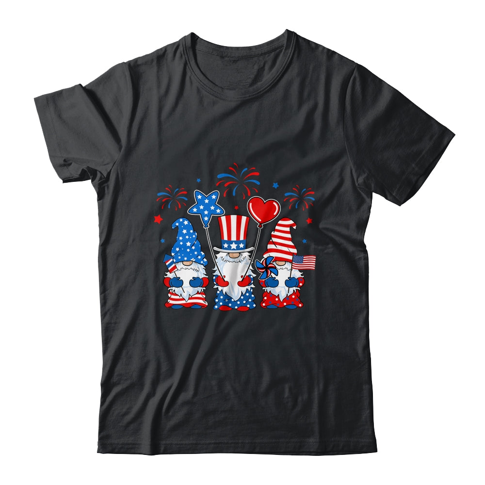 Gnomes Celebrating Independence Day 4th Of July Patriotic Shirt & Tank Top | siriusteestore