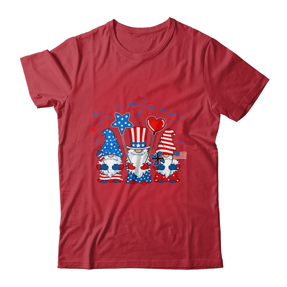 Gnomes Celebrating Independence Day 4th Of July Patriotic Shirt & Tank Top | siriusteestore