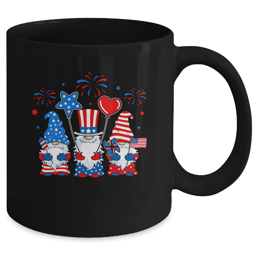 Gnomes Celebrating Independence Day 4th Of July Patriotic Mug | siriusteestore