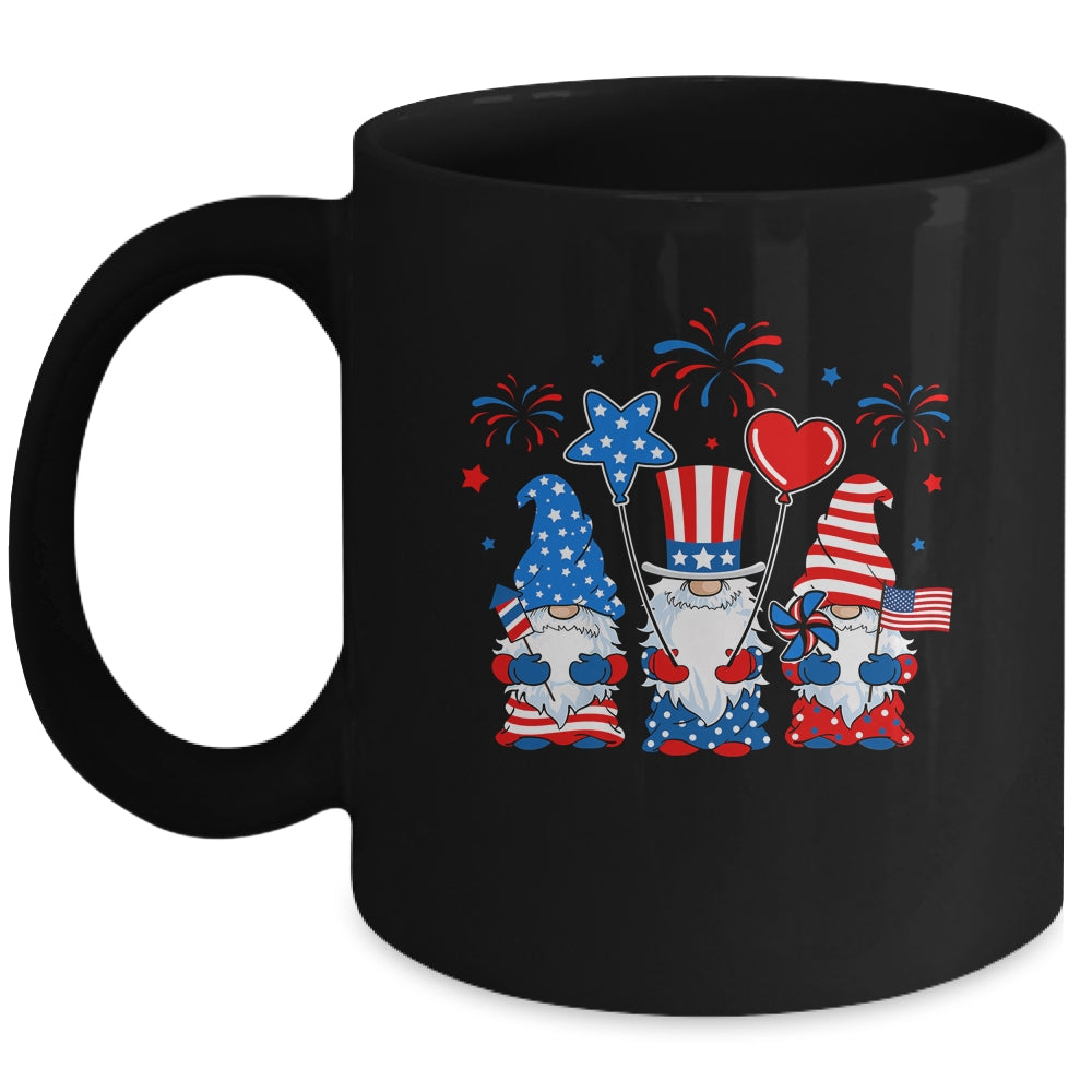 Gnomes Celebrating Independence Day 4th Of July Patriotic Mug | siriusteestore