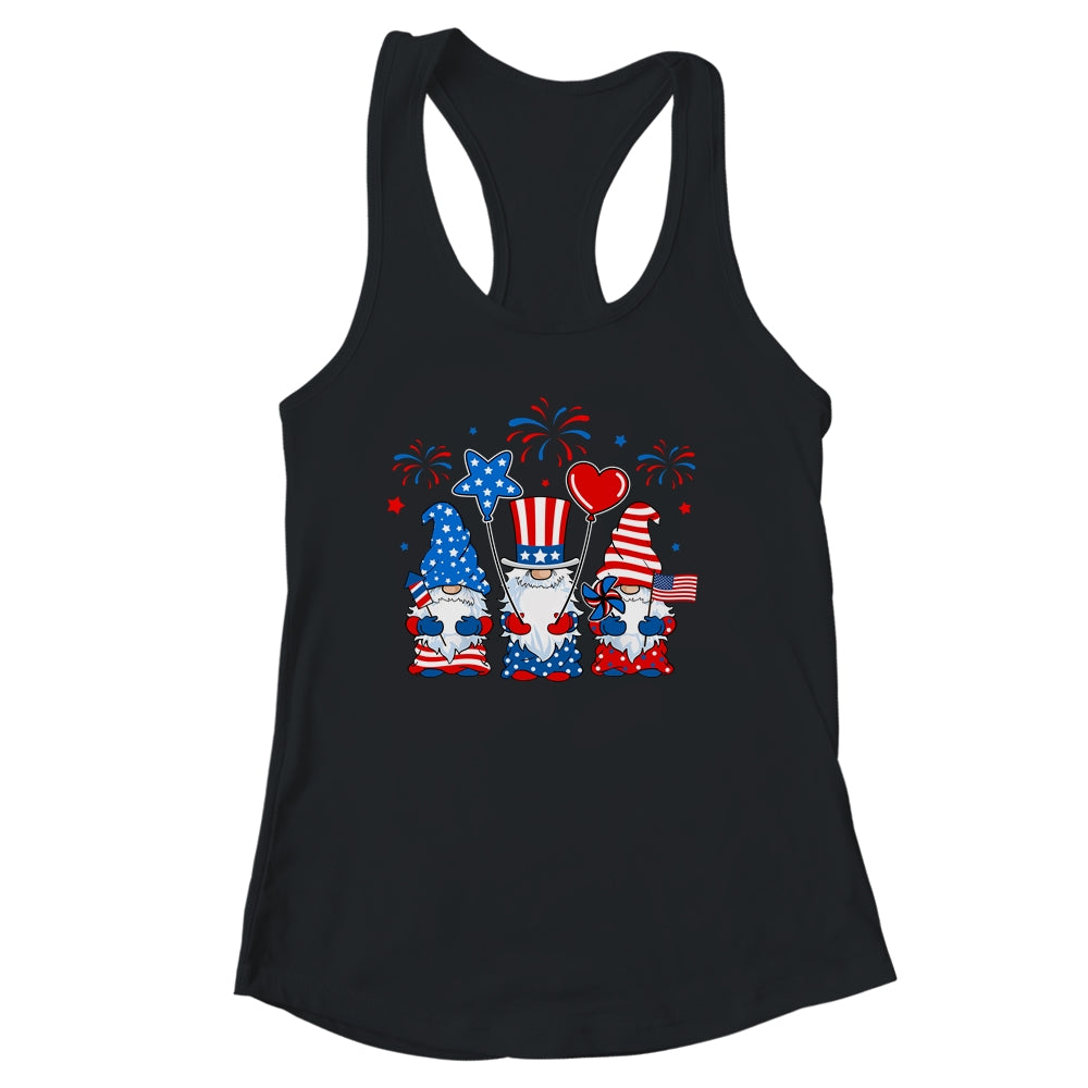 Gnomes Celebrating Independence Day 4th Of July Patriotic Shirt & Tank Top | siriusteestore