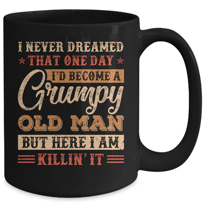 Grumpy Grandpa Old Man Joke Sarcastic Humor Saying Fathers Mug | siriusteestore