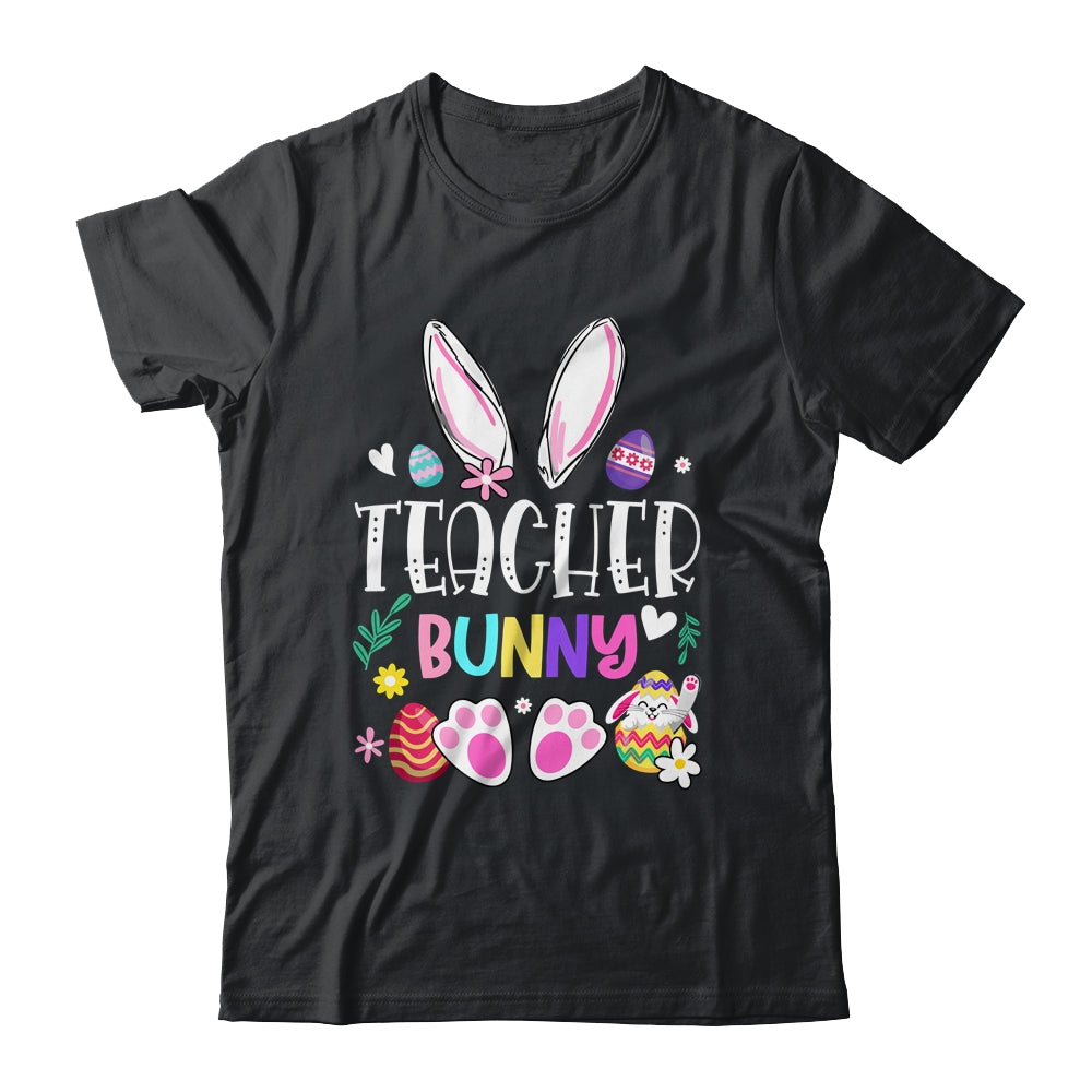 Happy Easter Day Women Teacher Bunny Shirt & Hoodie | siriusteestore