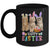 Happy Easter Three Cat Wearing Bunny Ear Kitty Kitten Lover Mug | siriusteestore