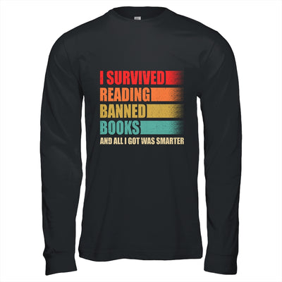 I Survived Reading Banned Books Book Lover Bookaholic Shirt & Hoodie | siriusteestore