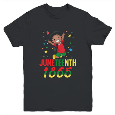 Juneteenth Celebrating 1865 Cute Black Boys Youth Youth Shirt | Siriustee.com.com
