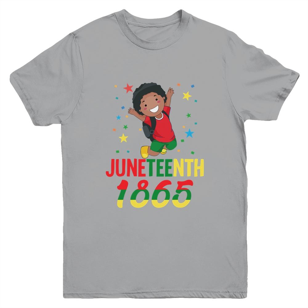 Juneteenth Celebrating 1865 Cute Black Boys Youth Youth Shirt | Siriustee.com.com