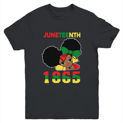 Juneteenth Celebrating 1865 Cute Black Girls Kids Youth Youth Shirt | Siriustee.com.com