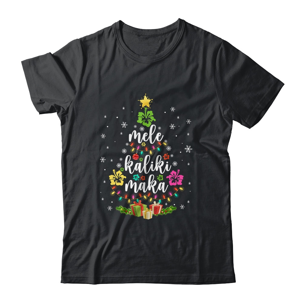 Mele Kalikimaka Hawaiian Hawaii Christmas Tree Gifts Shirt & Sweatshirt | siriusteestore