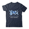 Peace Love Cure Blue Ribbon Diabetes Awareness Shirt & Hoodie | siriusteestore