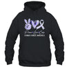 Peace Love Cure Periwinkle Ribbon Stomach Cancer Awareness Shirt & Hoodie | siriusteestore