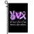 Peace Love Cure Purple Ribbon Pancreatic Cancer Flag | siriusteestore