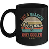 Peepaw Like A Grandpa Only Cooler Vintage Dad Fathers Day Mug | siriusteestore