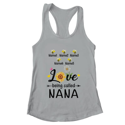 Personalized Being Called Nana Custom With Grandkids Name Sunflower Mothers Day Birthday Christmas
