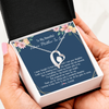 Forever Love Necklace | Personalized To My Beautiful Future Mother In Law Necklace from Son In Law Thank You Mother In Law Jewelry Birthday Wedding Day Customized Box Message Card | siriusteestore