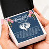 Forever Love Necklace | Personalized To My Daughter On Your Pregnancy Necklace First Time Mom Expecting Mama Mom Mother's Day Pendant Jewelry Customized Gift Box Message Card | siriusteestore