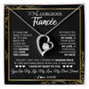 Forever Love Necklace | Personalized To My Gorgeous Fiancee Necklace From Fiance My Life My Love Future Wife Birthday Valentines Day Christmas Customized Gift Box Message Card | siriusteestore